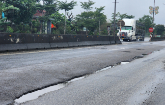 Gấp rút sửa chữa Quốc lộ 1A  đoạn qua TP Huế
