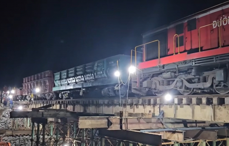 Đường sắt Bắc - Nam đã được khôi phục thông suốt