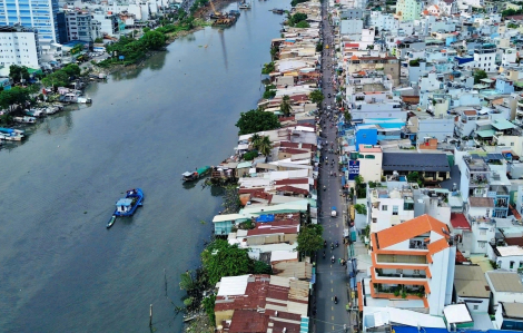 Cận cảnh con đường ven kênh ở TPHCM sắp được mở rộng gấp 4 lần