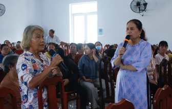 Nâng cao kiến thức pháp luật cho 100 phụ nữ tại phường Bình Cơ (TPHCM)