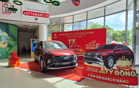 LOTTE MART tri ân khách hàng với ô tô và loạt siêu ưu đãi