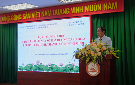 TPHCM: Đề xuất xếp hạng di tích Nhà 113A Đặng Dung - địa chỉ đỏ của Biệt động Sài Gòn