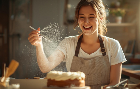 Biến chồng từ kỹ sư công nghệ thông tin thành... thợ làm bánh