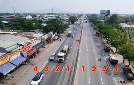 Từ ngày mai 17/11, TPHCM áp dụng phân làn mới trên Quốc lộ 51