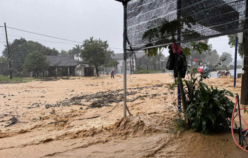 TP Huế: Mưa xối xả trên địa bàn xã miền núi biên giới A Lưới 2