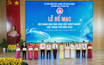 TPHCM trao giải thưởng cho 76 giáo viên giáo dục nghề nghiệp