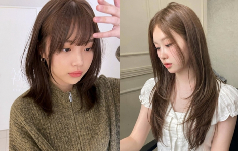 Tóc màu nâu cà phê, nâu sữa 'thống trị' xu hướng mùa lạnh