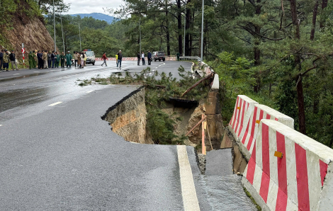 Lâm Đồng cấm lưu thông qua đèo Prenn
