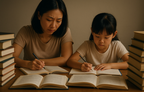 Tôi suýt đánh mất tuổi thơ của con vì chuyện ép học