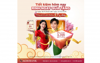 Cơ hội trúng 1 tỉ đồng và nhiều ưu đãi khác khi tham gia “Tiết kiệm hôm nay - Rinh ngay quà tặng” tại Agribank