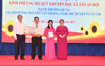 Điểm sáng khuyến học, khuyến tài tại xã Tân An Hội, TPHCM