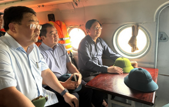 Phó Thủ tướng Hồ Quốc Dũng kiểm tra công tác ứng phó khẩn cấp mưa lũ tại Khánh Hòa