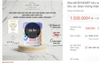 Bộ Y tế đề nghị gỡ thông tin sản phẩm sữa gây ngộ độc botilinum trên các sàn thương mại điện tử