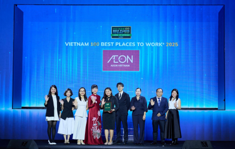 AEON vào Top 10 nơi làm việc tốt nhất Việt Nam