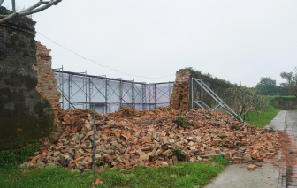 Sập tường Hoàng thành, Huế công bố tình huống thiên tai khẩn cấp