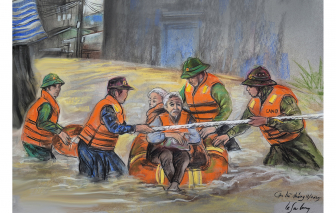 Xúc động với bộ tranh "Thương quá đồng bào tôi!"