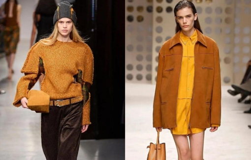 Kết hợp cam và nâu cho phong cách mùa đông hoàn hảo