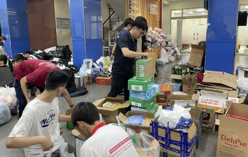 Nhiều trường đại học tại TPHCM triển khai hoạt động hỗ trợ sinh viên vùng bão lũ