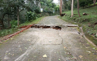 Nguy cơ sạt lở đồi Yang Reh ở Đắk Lắk