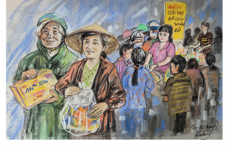 Báo Phụ nữ TPHCM nhận quyên góp sách vở, dụng cụ học tập cho trẻ em vùng lũ