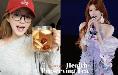 Thức uống giúp làn da Triệu Lộ Tư hồng hào vào mùa lạnh