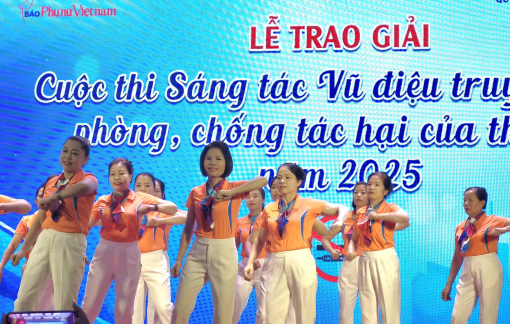 Chị em dùng vũ điệu để truyền thông phòng chống thuốc lá