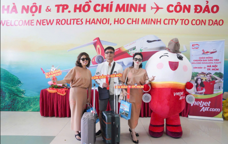 Vietjet tiếp tục khai thác các đường bay đến Côn Đảo từ ngày 3/12/2025