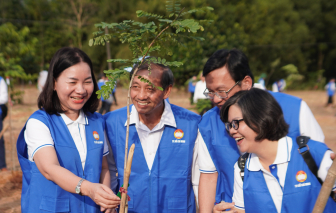 Vườn cây Đại đoàn kết: Lan tỏa tinh thần xanh trong ngày hội của Mặt trận Tổ quốc Việt Nam TPHCM