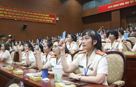 Phụ nữ Công an TPHCM quyết tâm góp sức xây dựng phường/xã không ma túy