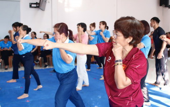 Phường Tân Sơn khai giảng lớp võ tự vệ miễn phí dành cho phụ nữ