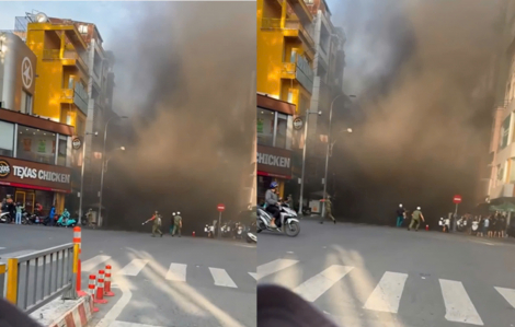 Dập tắt đám cháy tại hầm xe một thẩm mỹ viện trên đường Nguyễn Đình Chiểu