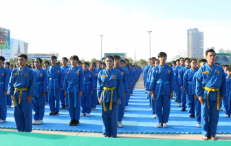 60.000 học sinh TPHCM xác lập kỷ lục thế giới về số người đồng diễn Vovinam
