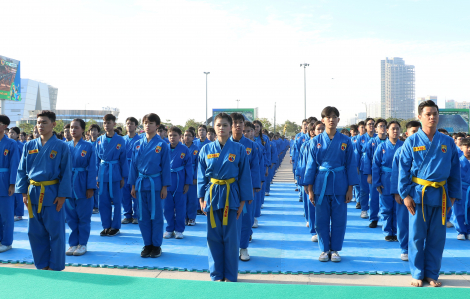 60.000 học sinh TPHCM xác lập kỷ lục thế giới về số người đồng diễn Vovinam