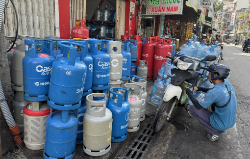 Lần đầu tiên trong năm giá gas tăng