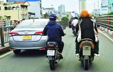 Đủ chiêu trò đối phó camera giám sát giao thông