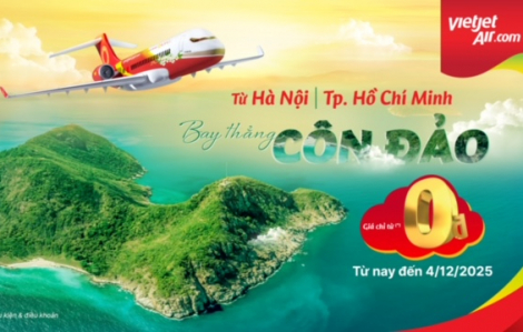 Khám phá Côn Đảo dễ dàng hơn với ưu đãi vé 0 đồng của Vietjet