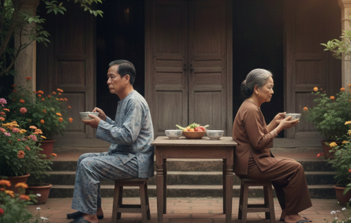 Mệt mỏi vì ba mẹ cứ giận dỗi, không thèm nhìn mặt nhau