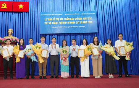 7 tác phẩm của Báo Phụ nữ TPHCM lọt danh sách tác phẩm hay, xuất sắc viết về TPHCM