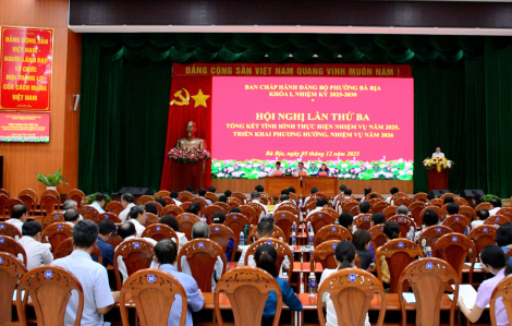 Phường Bà Rịa đạt và vượt 38/38 chỉ tiêu Nghị quyết năm 2025