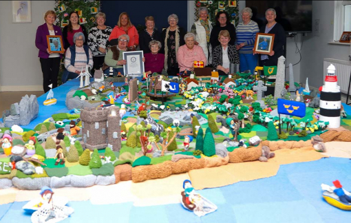 Mô hình đan len khổng lồ xác lập kỷ lục thế giới