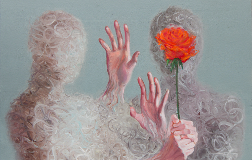 Nữ họa sĩ 'vẽ' nỗi lo con người bị thay thế bởi công nghệ