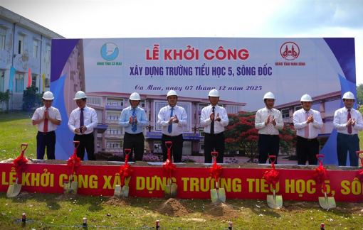 50 tỉ đồng xây dựng Trường Tiểu học 5, Sông Đốc ở Cà Mau