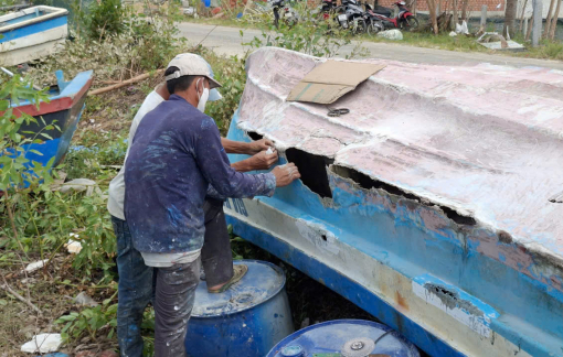 Làng biển gượng dậy trở lại mưu sinh