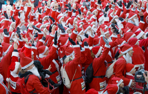 Nghề đóng vai ông già Noel: tưởng dễ nhưng đầy áp lực