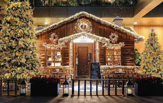 Những góc Giáng sinh đẹp nhất tại các khách sạn cao cấp ở TPHCM
