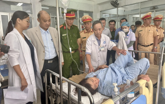 Lãnh đạo TP Đà Nẵng thăm hỏi nạn nhân vụ tai nạn trên cao tốc Đà Nẵng - Quảng Ngãi