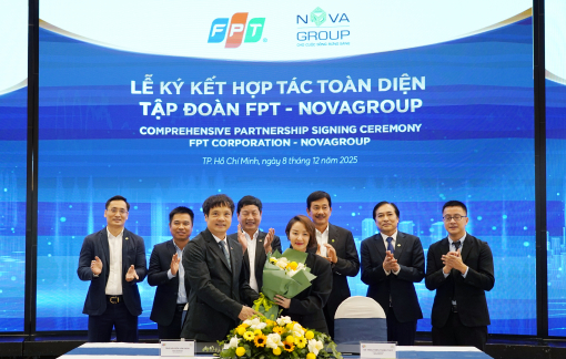 FPT ký kết hợp tác toàn diện với NovaGroup để đẩy nhanh chuyển đổi số