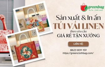 GreenClothBag - Xưởng sản xuất túi vải đay linen số lượng ít tại Hà Nội