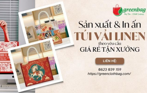GreenClothBag - Xưởng sản xuất túi vải đay linen số lượng ít tại Hà Nội