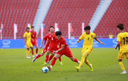 Thắng U22 Malaysia 2-0, U22 Việt Nam đứng đầu bảng B, vào bán kết